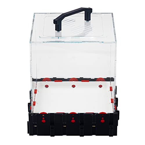 Anthouse.es – Modulare 3D-Ameisenhaufen-Futterbox – Modell QBIK Nona Futterbox – 18,78 x 18,78 x 16,70 cm – Ameisenkolonien – Terrarium