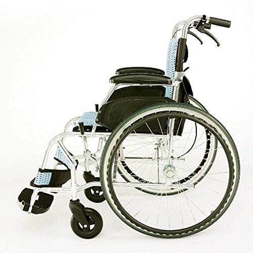 Rollstuhl zusammenklappbarer tragbarer Scooter Trolley Solid Big Tire Rollstuhl Ergonomisch geeignet für ältere Menschen und Reisen