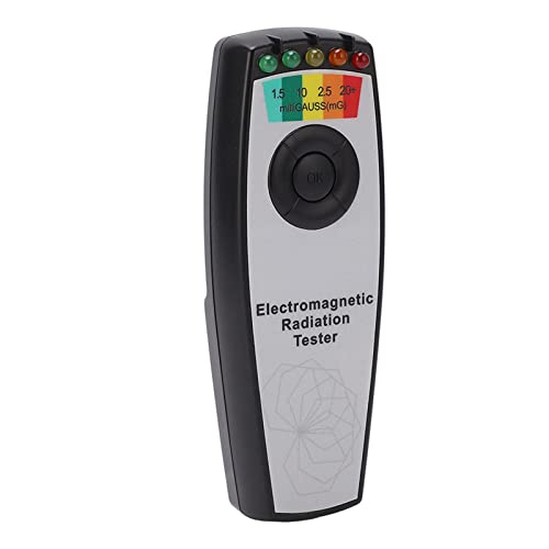 EMF-Messgerät Strahlungsdetektor, Geisterjagd Paranormal Equipment Tester Industrielle zuverlässige 5-Stufen-Erkennungsindikatoren für die Erforschung übernormaler Wellen