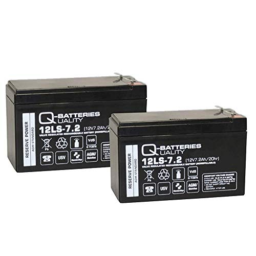 Q-Batteries Ersatzakku für APC Smart-UPS 750/ Pro 900 RBC124 / Markenakku mit VDs