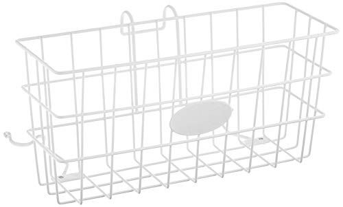 Walker Basket (Eligible for VAT Relief in the UK), Spare Universal Wire Basket Attaches to Walking Frame With Hook and Loop, Leaves Hand Free, Carry Books, Remote, Phone, Snacks