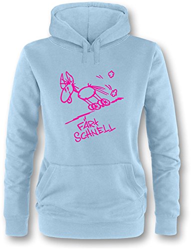 Luckja Färt schnell Damen Hoodie