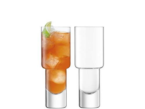 LSA Vodka Mixer Gläser 400ml Klar x 2