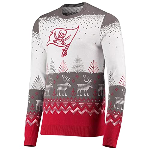 FOCO NFL Ugly Sweater Xmas Strick Pullover - Tampa Bay Buccaneers