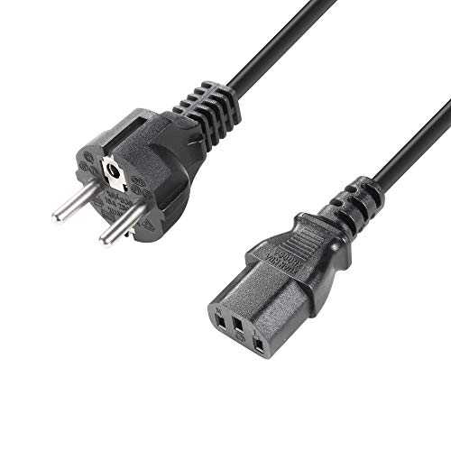 Adam Hall Cables 8101 KB 1000 - Kaltgerätekabel CEE 7/7 - C13 10 m