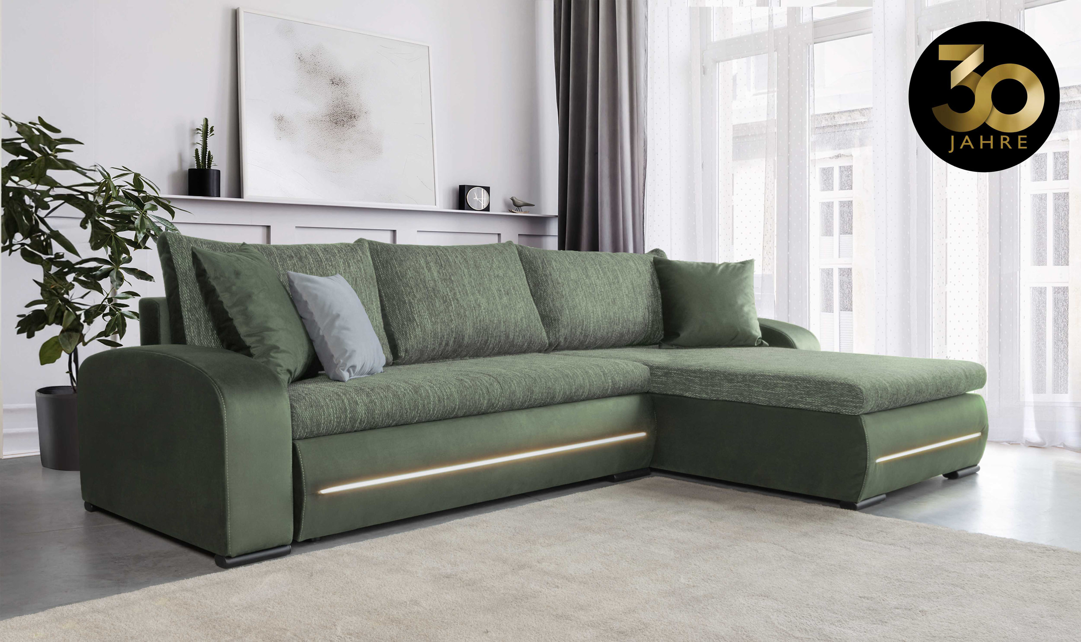 COLLECTION AB Ecksofa "30 Jahre Jubiläums-Modell Wind"