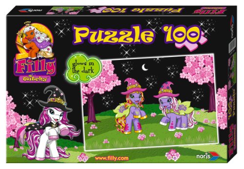 Noris 606031216 - Filly Witchy Black - Fantasma und Frida Puzzle, 100 Teile