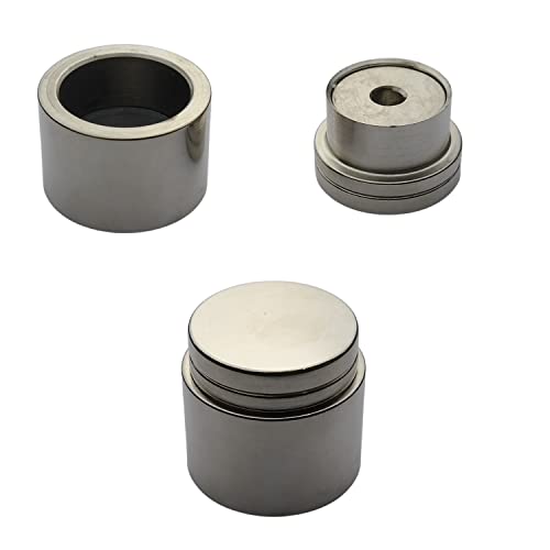 Knöpfe zum Beziehen mit Stoff - Knopfwerkzeug - Knopfrohlinge zur Herstellung von Knöpfen mit Stoff, zweiteilig (Einsatzwerkzeug 24er / 15 mm)