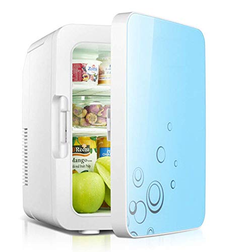 FZYE Kühlschrank mit Gefrierfach für Schlafzimmer unter Theke Kühlschrank mit Gefrierfach, tragbarer kompakter persönlicher Kühlschrank, Lebensmittelerhitzer Getränkekühler für Schlafzi