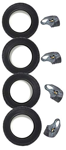 CBK-MS® 10" 4x Set Reifen + Schlauch 10 x 2 = 54-156 für Kinderwagen Roller Anhänger