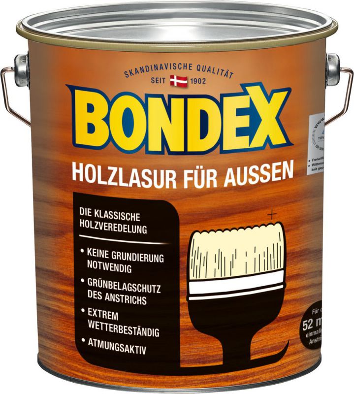 Bondex Holzlasur für Außen DunkelGrau 4,00 l - 365231