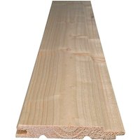 Profilholz Fichte/Tanne, A-Sortierung, Schrägprofil 2500 x 96 x 12,5 mm