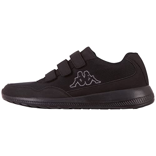Kappa Unisex-Erwachsene Follow VL Sneaker, 1116 Black/Grey
