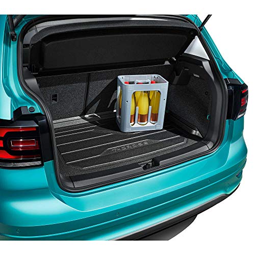 Volkswagen 2GM061161 Gepäckraumschale Kofferraumschale, mit T-Cross Schriftzug, nur für variablen Ladeboden (obere Position)