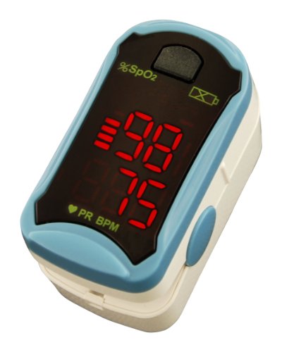 ChoiceMMed Fingerspitzen Pulsoximeter, MD30019, Oximeter zur Messung der Herzfrequenz und Sauerstoffsättigung (SpO2), einfach, und langlebig physiologisch Überwachungsgerät