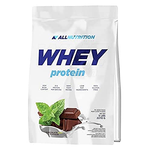 ALLNUTRITION Whey Protein Eiweiß Shake Molkeprotein Bodybuilding (2270g Caramel - Karamell)