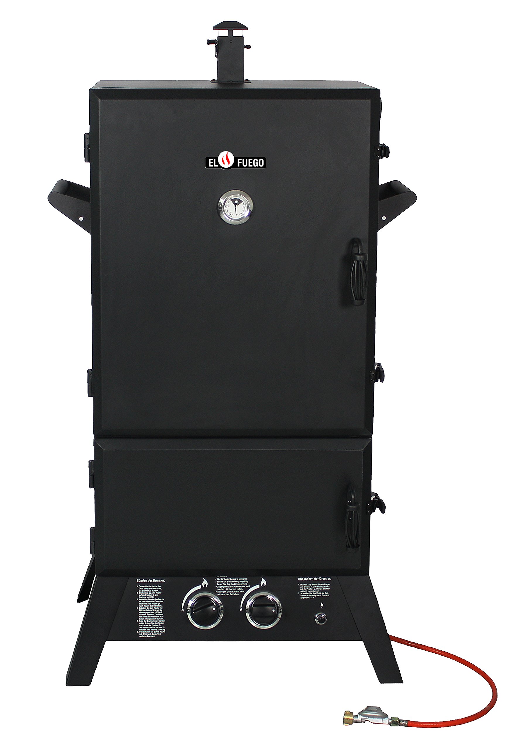 Gasgrill "Portland XXL" von El Fuego® Räuchergrill, Smoker, Grill, BBQ, Barbecue, AY 3171