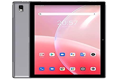 Blackview Tab 9 Tablet Touchscreen Android 10 10,1 Zoll FHD+, 1,8 GHz 8 Kerne 4 GB RAM + 64 GB ROM, Akku 7480 mAh, Dual SIM 4G LTE + WiFi + Anruf, Kamera 13 MP + 5 MP, Dual Lautsprecher, GPS +