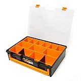Art Plast Werkzeug-Box - Werkzeug-Boxen (44,3 cm, 31,7 cm, 10,7 cm) schwarz, gelb (3710)