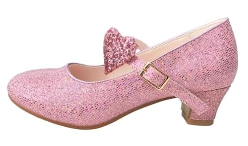 La Senorita Prinzessinnen Schuhe Glitzer ELSA Frozen Spanische Flamenco Schuhe rosa