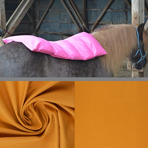 Teichwerk Dinkelspelzkissen Wärmekissen f. Pferde Ponys Esel 1 farbig Ocker Füllung Premium Plus 110x68