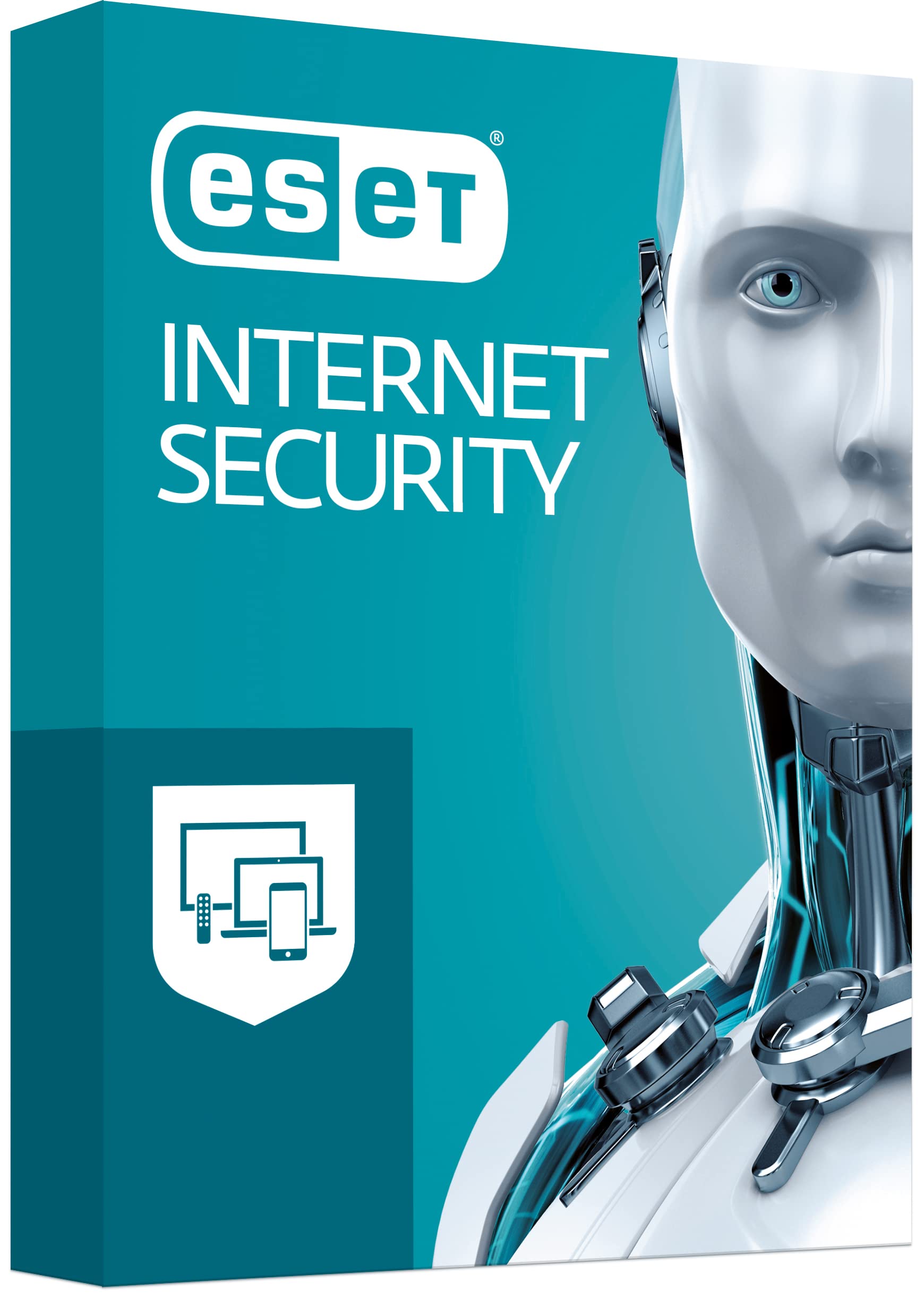 ESET Internet Security 2023 | 1 Gerät | 1 Jahr | Windows (11, 10, 8 und 7), macOS oder Android | Aktivierungscode in Standardverpackung