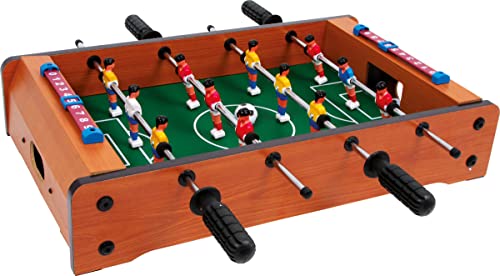 small foot 6707 Tisch-Fußball aus Holz, kann auf jeder Tischplatte platziert werden, ideal zum Mitnehmen