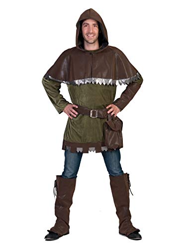 Robin Hood Elben Kostüm für Herren Gr. 56 58 - Tolles Kostüm für Theater, Mittelalterfeste, Karneval oder Mottoparty