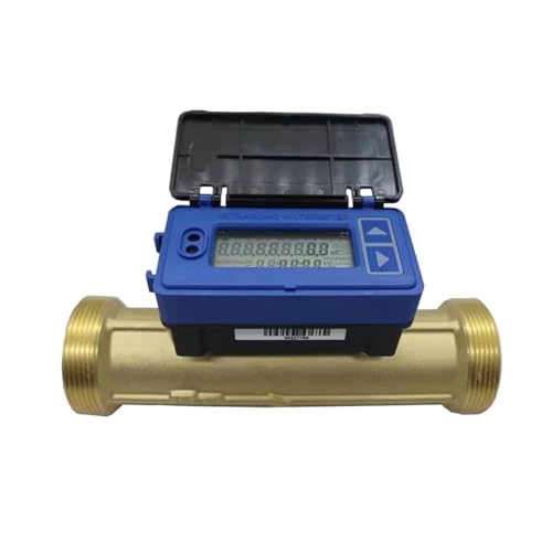 CIJIAOPOYU Ultraschall-Wasserzähler for landwirtschaftliche Bewässerung, Kleiner Durchmesser, Kupferrohr, Gewindeanschluss, intelligenter Ultraschall-Durchflussmesser (Color : DN25mm)