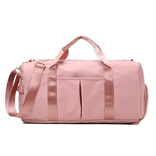 TABKER Turnbeutel Dry Wet Bag Fitness Gym Taschen für Frauen 2020 Männer Yogamatte Tasche Reise Training Sac De Sport Gymtas Sac De (Color : Pink)