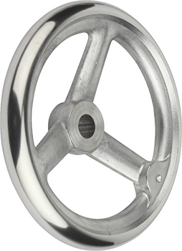 KIPP – Bedienteile | Normelemente K0160.0315X30 Handrad ohne Nut Aluminium, ohne Griff, Komp:Aluminium, D2=30, D1=315, 315mm 30mm