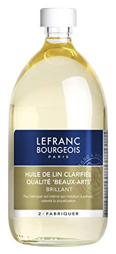 Lefranc & Bourgeois Malmittel, gereinigtes in Leinöl 1 Liter Flasche