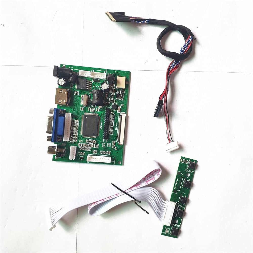 Passend für LP156WH3 (TL)(L1)/(TL)(L2)/(TL)(L3)/(TL)(M1)/(TL)(Q1) LCD 1366 x 768 LVDS LED 2AV HDMI-kompatibles VGA 40-Pin Controller Board (LP156WH3 (TL)(M1))