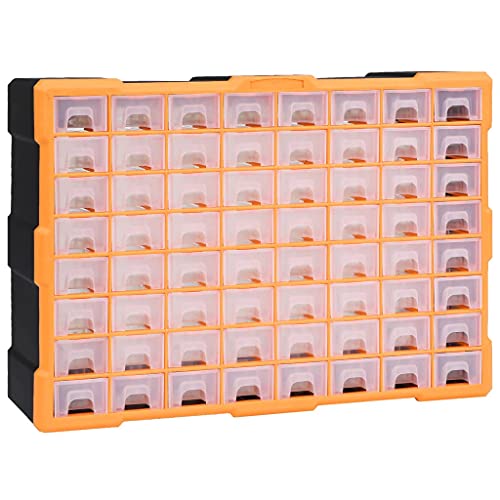 MUSEVANE Multi-Schubladen-Organizer mit 64 Schubladen 52x16x37,5 cm