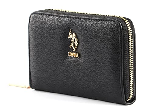 U.S. POLO ASSN., New Jones Geldbörse 15 Cm in schwarz, Geldbörsen für Damen