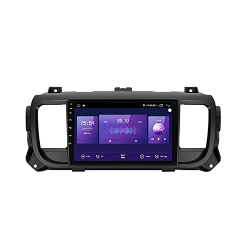 Autoradio-Stereo-GPS-Navigation für Citroen Jumpy 2016–2021, Plug-and-Play, 9-Zoll-Touch-Display, Android 11, unterstützt Lenkradsteuerung, Bluetooth-Freisprechfunktion B