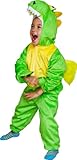 Fun Play Dinosaurier Kostüm für Kinder - Kostüm Tier Schlafanzug für Jungen und Mädchen - Kinder Kostüme für mittlere 3-5 Jahre (110 cm)