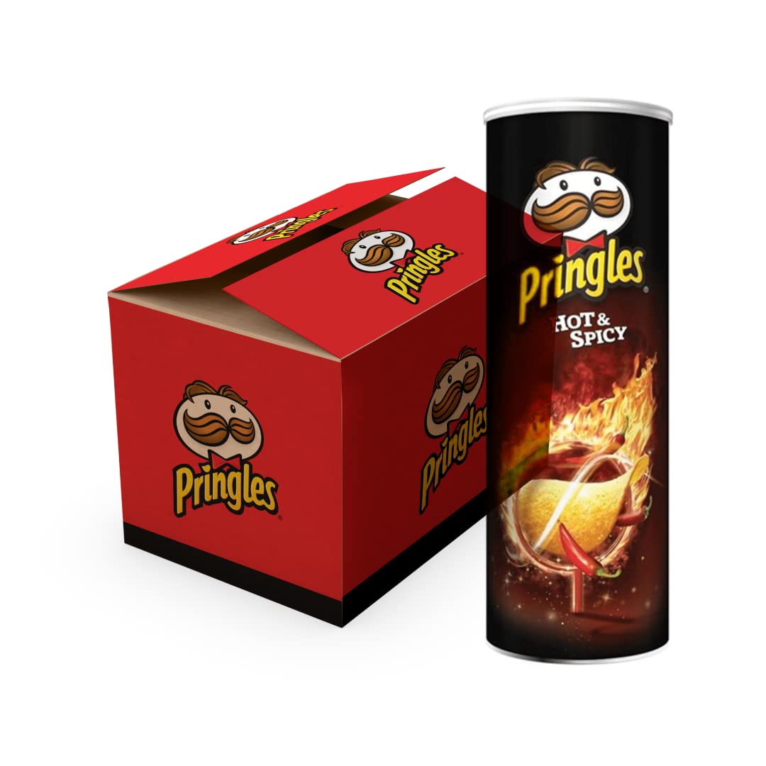 Pringles Hot & Spicy 165 gr - tray 19 stuks