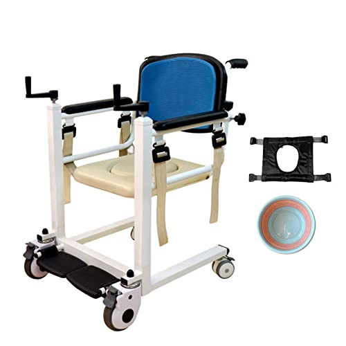 Badezimmerrollstühle, multifunktionaler Rollstuhl-Transferstuhl, Patienten-Transferstuhl, sitzender Patientenlift, behindertengerechter Toilettenstuhl für ältere Menschen, einfacher Transfer zur