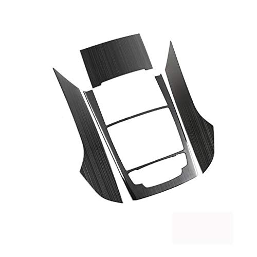 JTSGHRZ Dekorativer Rahmen Auto-Mittelkonsole Für Audi A6 C7 2012-2018, Mittelkonsolen-Zahnradrahmen Wasserbecherhalter-Verkleidung