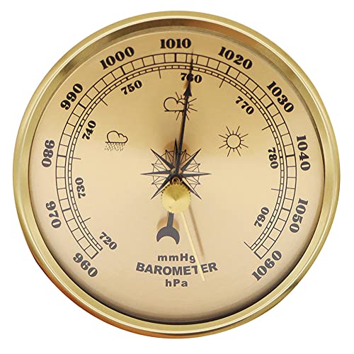 JINYISI Barometer, Barometer für Zuhause, Barometer, Wetterinstrumente, Wetterbarometer, Barometer für den Innenbereich