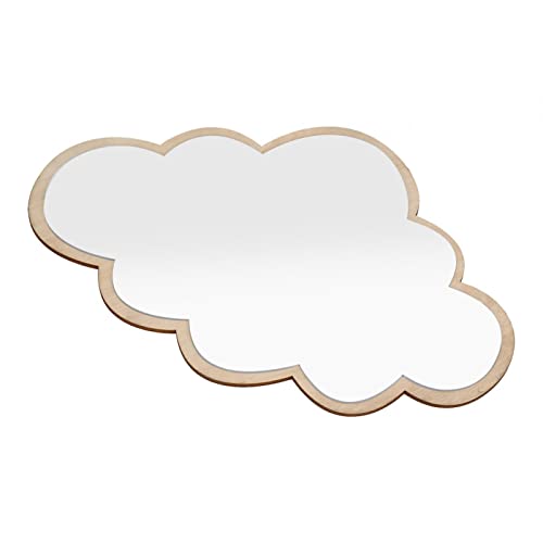 Tomantery Dekorativer Spiegel, Spiegel Stabile Wolkenform Mellow für Kinderspielzimmer(Wolken)