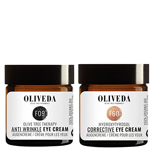 Oliveda F09 Augencreme 30ml + F60 Hydroxytyrosol Corrective Augencreme 30ml