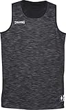 Spalding Mens 300600801_S T-Shirt, Gray,Black, S