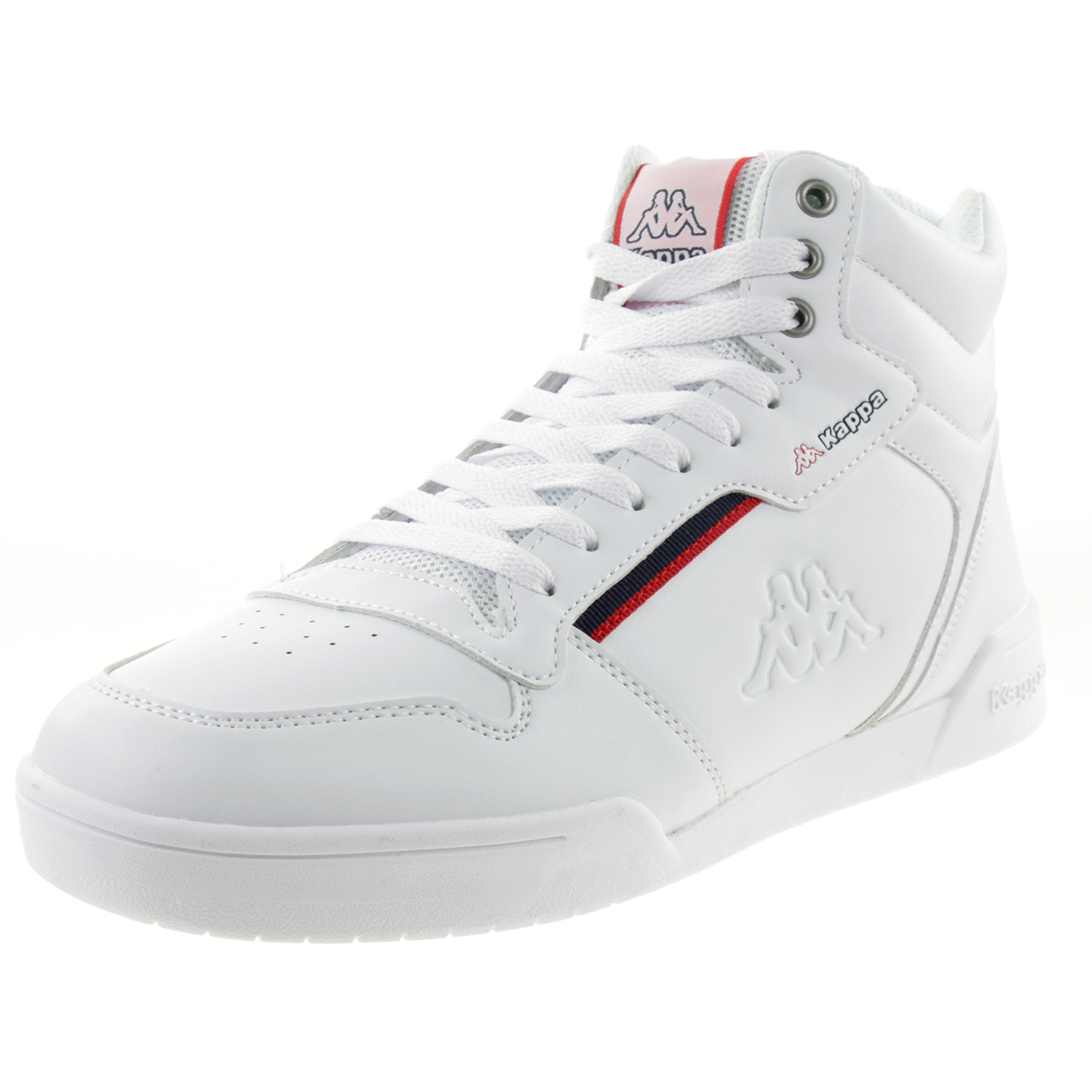 Kappa Unisex-Erwachsene Mangan Hohe Sneaker, Weiß (White 242764-1020), 41 EU