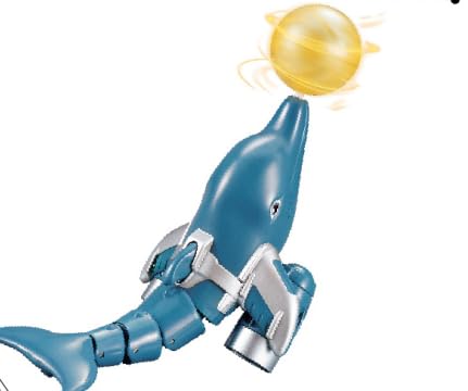 OBEST RC Delfin Ferngesteuertes Dolphin Spielzeug, Ferngesteuertes Boot mit LED Drehkugel, 2.4GHZ Hohe Simulation Hai, Wasserspielzeug Highspeed für Pools und Seen, Geschenk für 6+ Kinder im Sommer