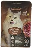 Leonardo Cat Food Menu Meat Food Wet Food for Cats, 85 g