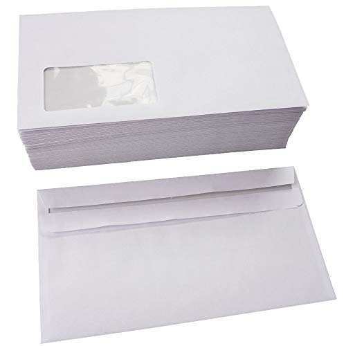 MAILmedia Briefumschlag, mit Fenster, selbstklebend, C6/5, 125 x 235 mm, 75 g/m², Offset, weiß (1.000 Stück)