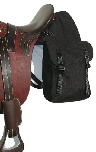 Reitsport Amesbichler Satteltasche für Pferde Packtasche Doppelpacktasche schwarz 013/04D