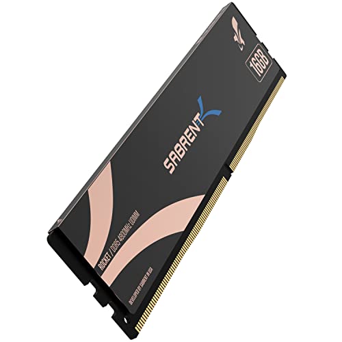 SABRENT Rocket DDR5 16GB U-DIMM 4800MHz Arbeitsspeicher für Desktops und PCs (SB-DR5U-16G)